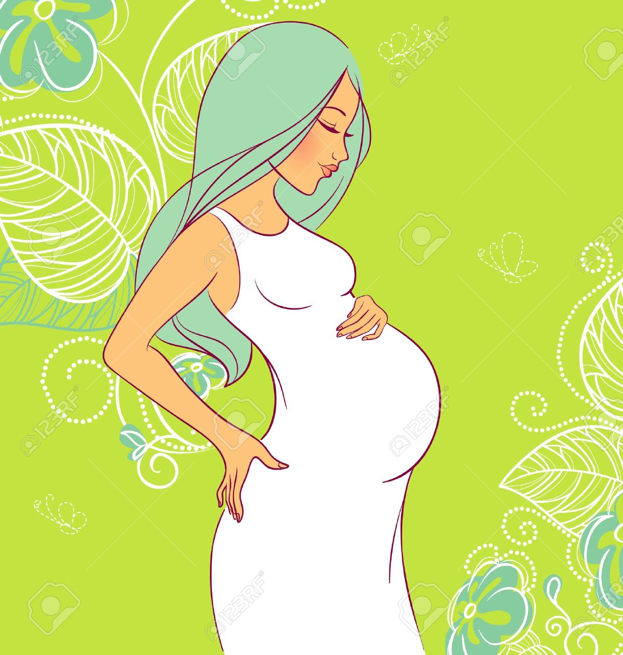 15174985-vector-illustration-of-pregnant-woman-stock-vector-mother