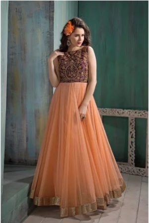 fusion gowns indian