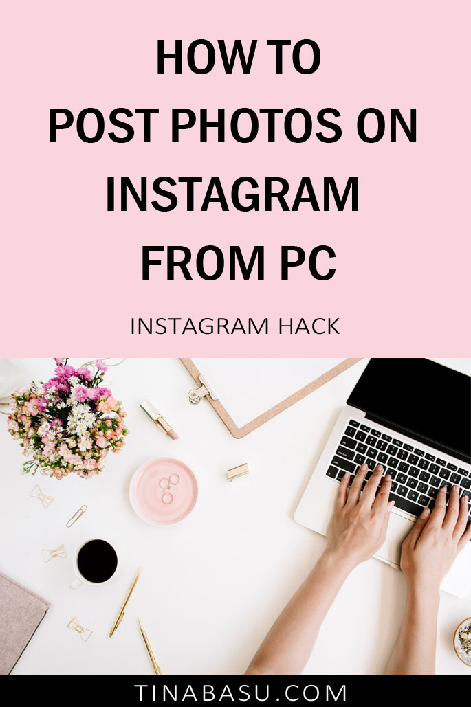 post photos on Instagram from PC
