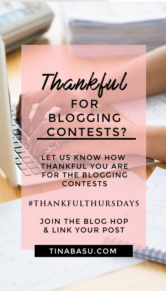 blogging contests thankful thursdays