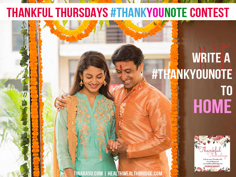 thank you home #ThankfulThursday #ThankYouNote contest