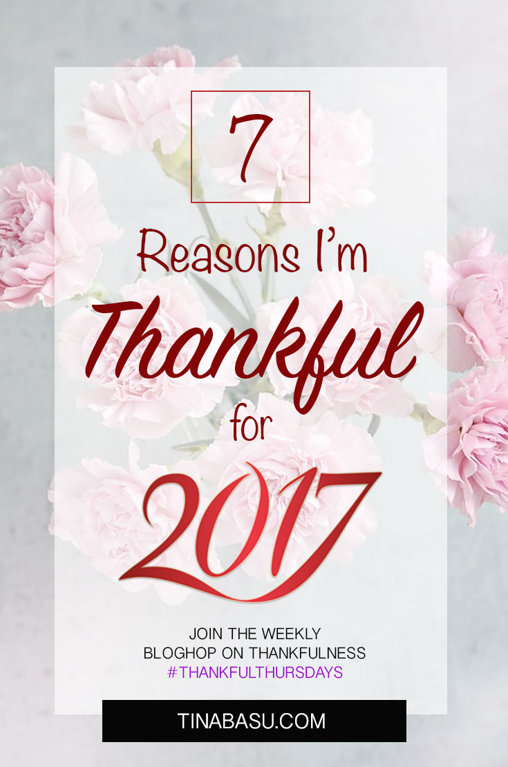 thankful for 2017 #ThankfulThursday