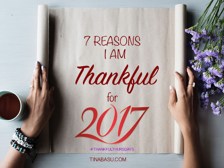 thankful for 2017 #ThankfulThursday