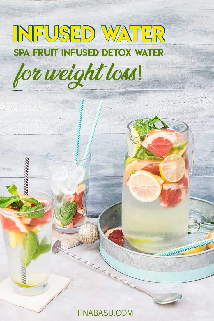 infused water - fruit infused detox water 