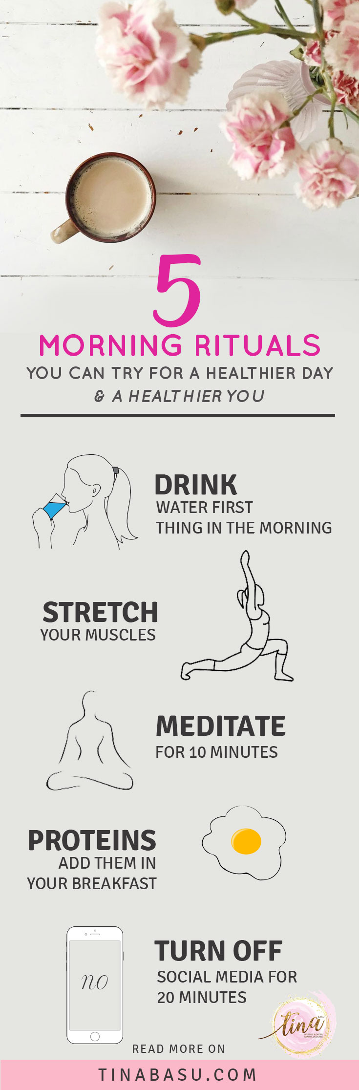 5 morning rituals for healthier day