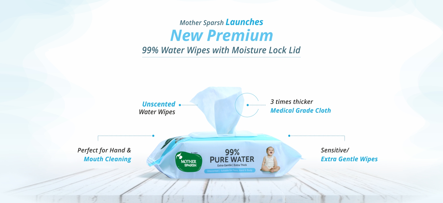 Mother Sparsh 99% water wipes