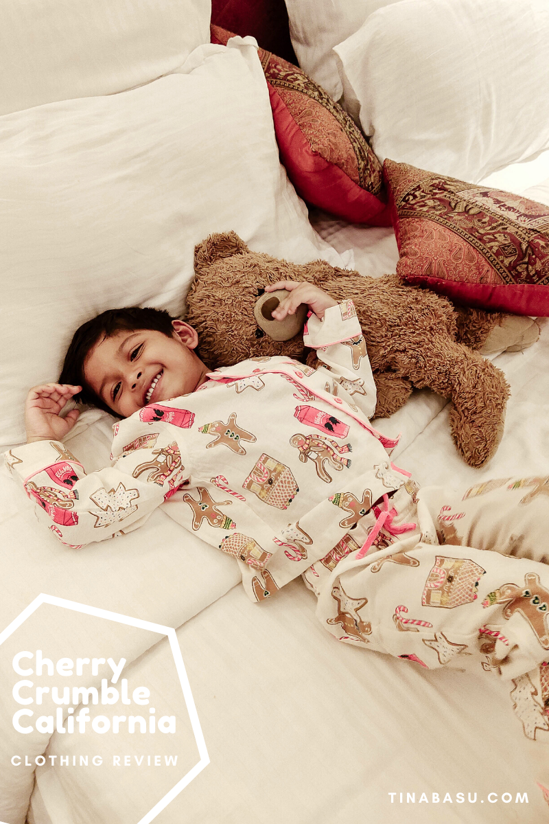 Cherry Crumble California Clothes Review: Winter Night Suit for boys