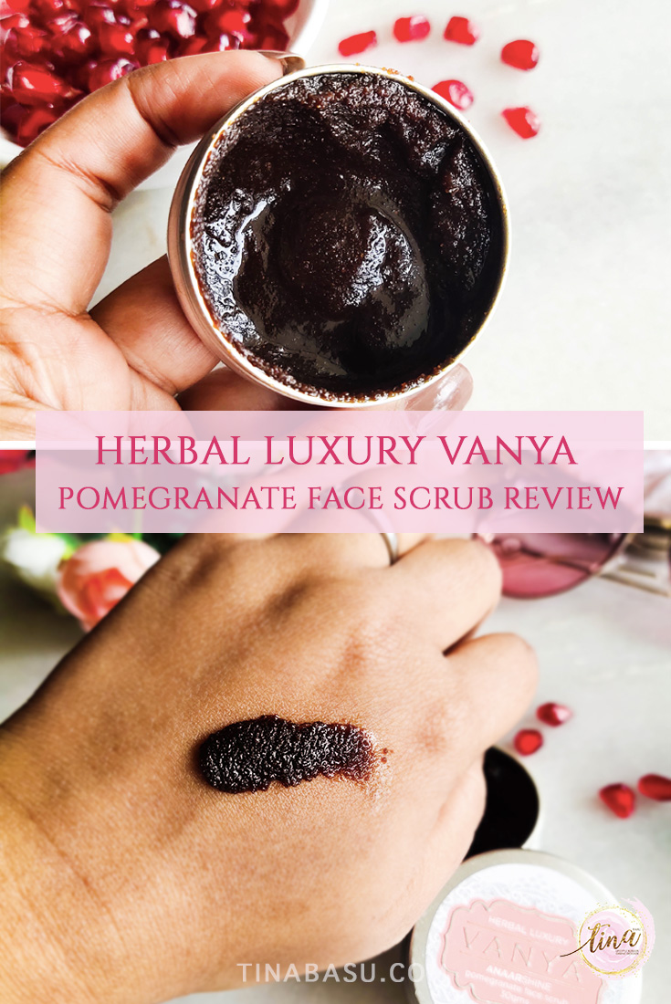 Herbal Luxury Vanya Pomegranate Face scrub