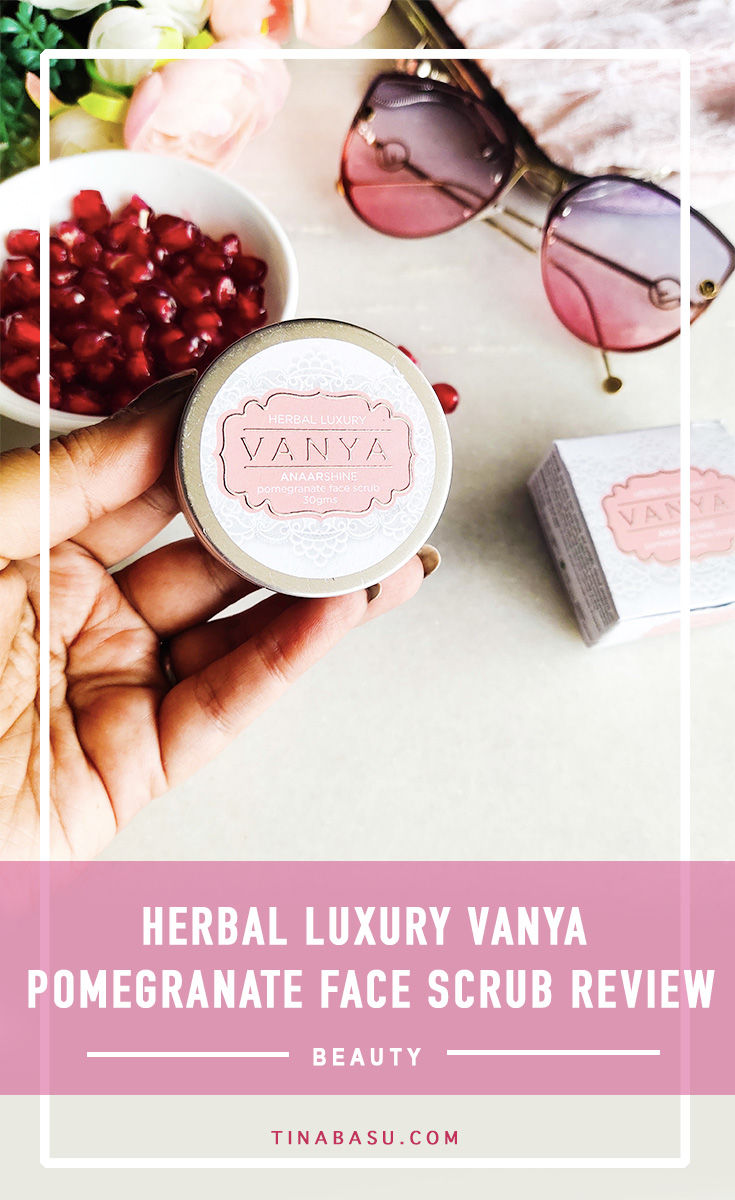 Herbal Luxury Vanya Pomegranate Face scrub