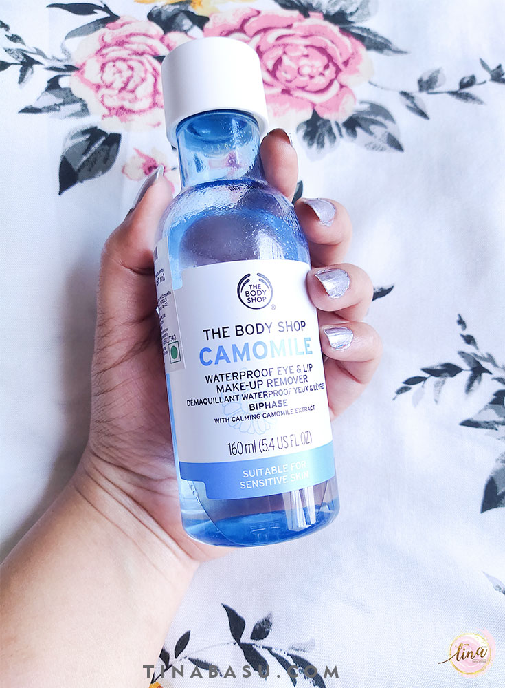 the body shop camomile makeup remover