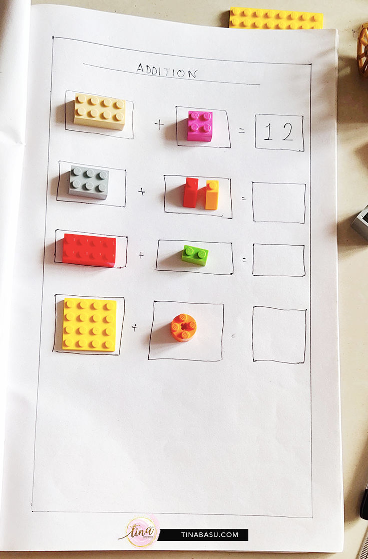 fun activities to do with kids - math with legos 