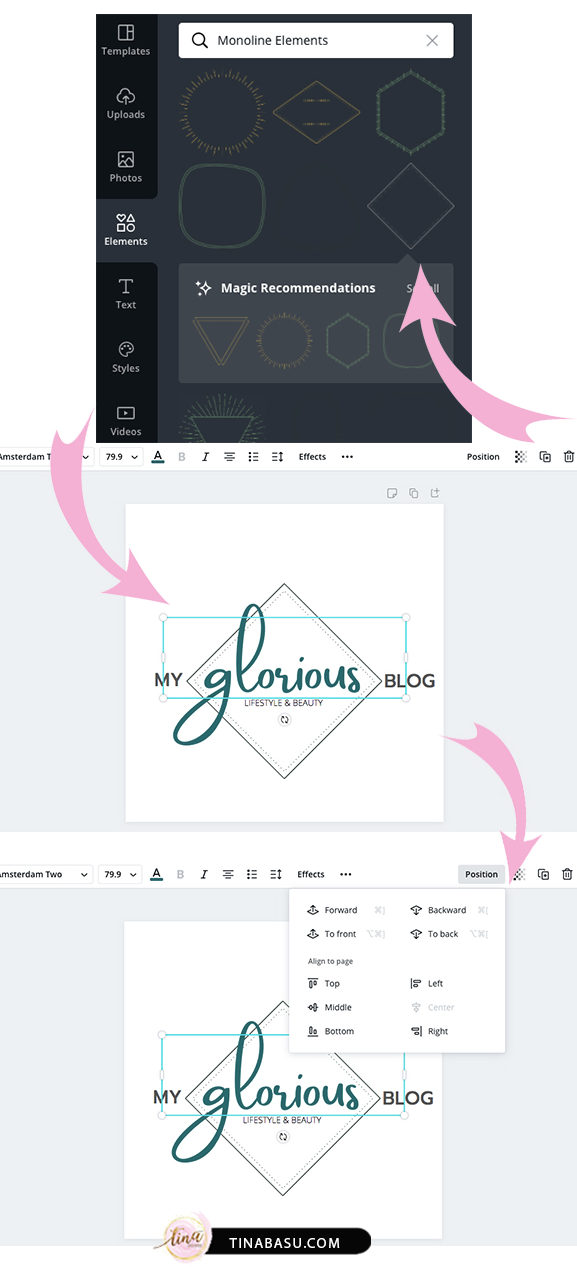 logo design tutorial on canva