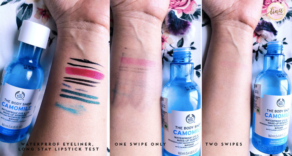 THE BODY SHOP CAMOMILE GENTLE EYE MAKEUP REMOVER REVIEW