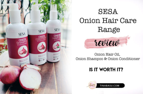 sesa onion hair care range