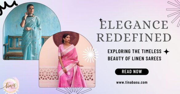 elegance-of-linen-sarees