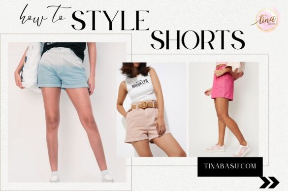 how to style shorts for women